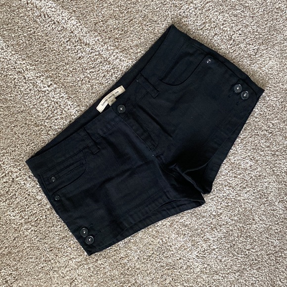 Forever 21 Black Denim Shorts - Picture 4 of 12